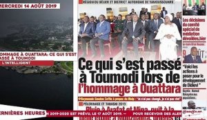 Le Titrologue du 14 Août 2019: CPI: Tournant décisif pour Gbagbo et Blé Goudé aujourd'hui
