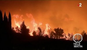Aude : les pompiers font face à un violent incendie