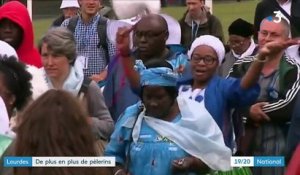 Religion : de plus en plus de pèlerins à Lourdes