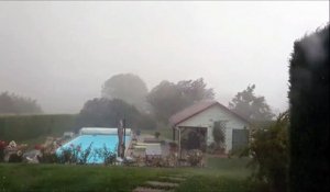 Violent orage de grêle à Belfort