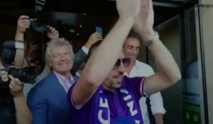 Arrivée en fanfare à la Fiorentina pour Franck Ribéry