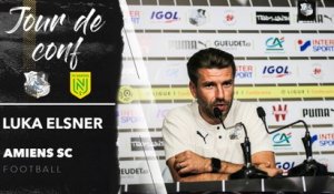 Conférence de presse d'avant Match, Luka Elsner (Amiens SC - FC Nantes)