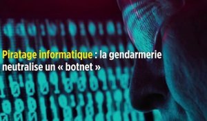 Piratage informatique : la gendarmerie neutralise un « botnet »