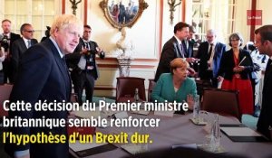Brexit : pour contrer les oppositions, le gouvernement suspend le Parlement