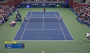 Tennis  Gaël Monfils conclut son match avec un smash à 360°