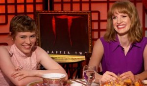 'It: Chapter Two' Stars Jessica Chastain and Sophia Lillis Describe Swimming in Fake Blood