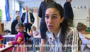 Rentrée scolaire: à Paris, premiers pas dans une maternelle