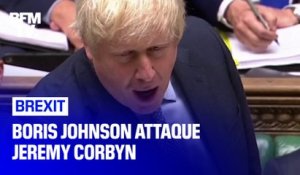Lors de débats houleux au Parlement britannique, Boris Johnson s'en est pris à Jeremy Corbyn