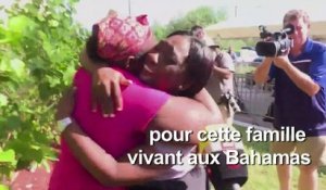 Aux Bahamas, les retrouvailles d’une famille touchée par l’ouragan Dorian
