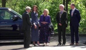 Kate Middleton s'inspire d'une robe florale de Lady Diana pour la rentrée de George et Charlotte