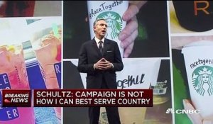 Howard Schultz, l’ancien patron de Starbucks qui envisageait de se présenter à l’élection présidentielle américaine de 2020, annonce qu’il renonce