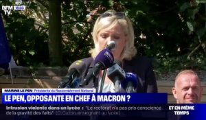 Marine Le Pen: "L'histoire retiendra que la pire faute d'Emmanuel Macron sera d'avoir lancé les Français les uns contre les autres"