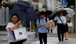 Un puissant typhon s'est abattu sur Tokyo