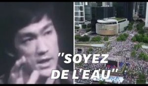 À Hong Kong, les manifestants suivent la philosophie "Be water" de Bruce Lee