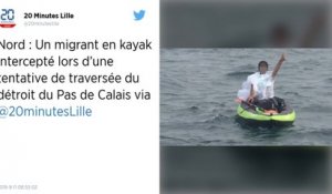 Un migrant en kayak secouru dans la Manche alors qu’il tentait de rallier la Grande-Bretagne