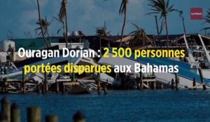 Ouragan Dorian : 2 500 personnes portées disparues aux Bahamas