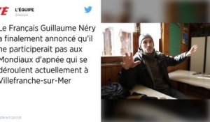 Apnée : À 2 jours de son entrée en lice, Guillaume Néry renonce aux Mondiaux