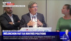 Jean-Luc Mélenchon sur la perquisition à la France Insoumise : "Moi seul ainsi que mes amis avons été l'objet d'une telle méthode sur les 17 mis en cause"