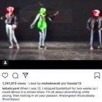 Le spectacle de danse de fin d'année de Kobe Bryant à 12 ans