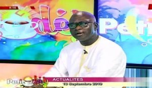 Actualité (avec Alioune Sow) - Petit Déj du 13 sept. 2019