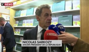 Nicolas Sarkozy réagit suite à l'incarcération de Patrick Balkany à la prison de la Santé à Paris