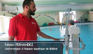 Bollène : l'espace aquatique accessible aux personnes à mobilité réduite