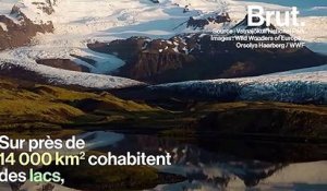 En Islande, feu et glace cohabitent dans le parc national du Vatnajökull