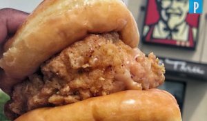 Le burger aux donuts, une « bombe calorique » lancée par KFC