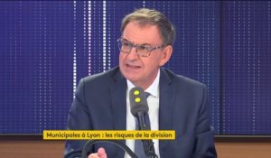 Municipales à Lyon : "Je crois qu'il faut sortir de ce débat entre Gérard Collomb et moi-même", estime David Kimelfeld