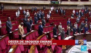 Décès de Jacques Chirac : l'Assemblée nationale a observé une minute de silence