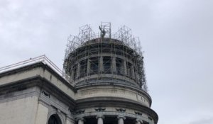 Bruxelles: les travaux de rénovation des toits des musées du Cinquantenaire progressent