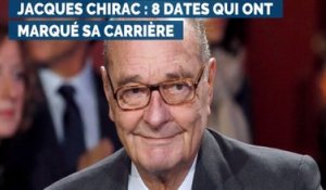 Jacques Chirac : 8 dates qui ont marqué sa carrière