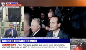 Renaud Muselier, ministre de Jacques Chirac, se dit "orphelin" après la mort de l'ancien Présiden