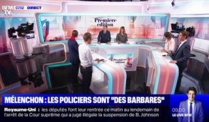 L'édito de Christophe Barbier: Mélenchon, les policiers sont "des barbares" - 25/09