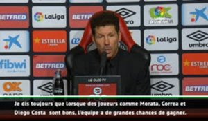 Atlético - Simeone : "Diego Costa avait besoin de marquer"