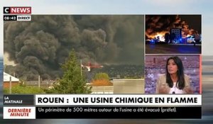 Incendie d'une usine "à haut risque" à Rouen: Le docteur Brigitte Milhau donne des conseils pour les habitants - VIDEO