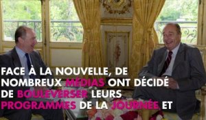 Jacques Chirac mort : Les chaînes bouleversent leurs programmes