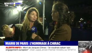 Un hommage à Jacques Chirac sur le parvis de l'Hôtel de Ville