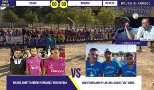 International à pétanque de Bourg-Saint-Andéol : Finale D CANO vs BONETTO