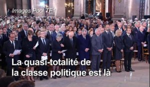 Hommage Chirac: famille et chefs d'Etat réunis à Saint-Sulpice