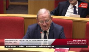 Audiovisuel : le sénat auditionne le président du csa - Les matins du Sénat (30/09/2019)
