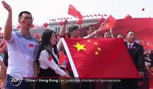De Pékin à Hong Kong, les deux visages de la Chine à l'occasion du 70e anniversaire du régime
