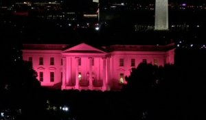 La Maison Blanche passe au rose pour sensibiliser à la lutte contre le cancer du sein