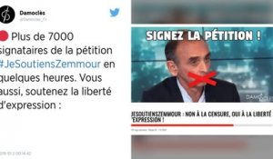 Propos d’Éric Zemmour : Une pétition de soutien à l’écrivain lancée au nom de la « liberté d’expression »