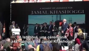 A Istanbul, une cérémonie à la mémoire de Jamal Khashoggi