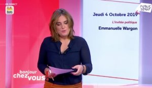 Invitée : Emmanuelle Wargon - Bonjour chez vous ! (03/10/2019)