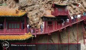 Découverte : le temple suspendu de Xuankongsi, merveille de l'empire du Milieu