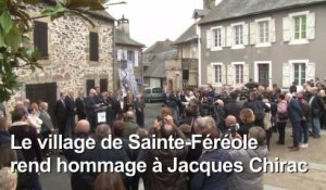Claude Chirac rend hommage à son père à Sainte-Féréole (2)