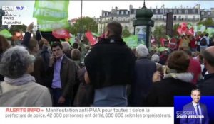 Manifestation contre la PMA pour toutes: 74.500 personnes ont défilé à Paris, selon un comptage indépendant