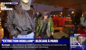 "Extinction Rebellion": les militants continuent le blocage à Paris